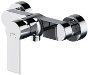 Baterie wannowe i prysznicowe - Cersanit Bateria wannowa ścienna Brasco chrom - miniaturka - grafika 1