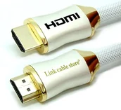 Kable - Link Cable Store LCS Orion kabel HDMI, 3d, 1.4  2.0, rozdzielczość 2160p 4 K Ultra HD, Full HD 1080p, ARC, sygnał wideo HDMI z Ethernet, pozłacana wtyczka Orion Ultimate 12.5m - miniaturka - grafika 1
