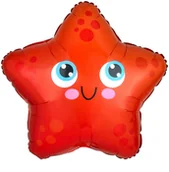 Urodziny dziecka - AMSCAN Balon foliowy Rozgwiazda - 43 x 40 cm - 1 szt. 4120301 - miniaturka - grafika 1