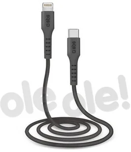 SBS kabel USB TYP C LIGHTNING 1m czarny TECABLELIGTC1K - Kable USB - miniaturka - grafika 2