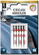 Akcesoria i części do maszyn do szycia - Organ Igły półpłaskie 130/705H uniwersalne 70-90 5 szt. blistr uni. 70-90 BL - miniaturka - grafika 1