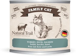 Natural Trail Family z Indykiem, Kaczką i Łososiem 200 G - Mokra karma dla psów Natural Trail Family z Indykiem, Kaczką i Łososiem 200 G - Mokra karma dla psów - miniaturka - grafika 2