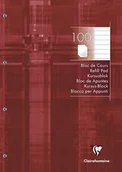 Notesy i bloczki - Clairefontaine 25818C krótki blok A4, w linie, 90 g, DIN A4, 100 arkuszy 25818C - miniaturka - grafika 1