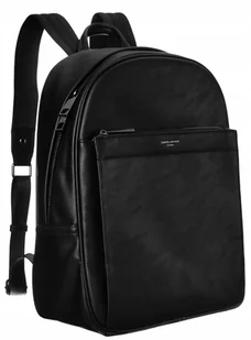 Minimalistyczny plecak damski z eko skóry z kiesze - Plecaki - miniaturka - grafika 3