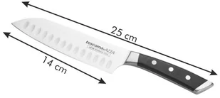 Tescoma Nóż japoński AZZA SANTOKU 14 cm 884531.00 - Noże kuchenne - miniaturka - grafika 2