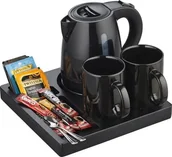 Wyposażenie lokali gastronomicznych - Emberton Zestaw powitalny TONGWELL Black - miniaturka - grafika 1