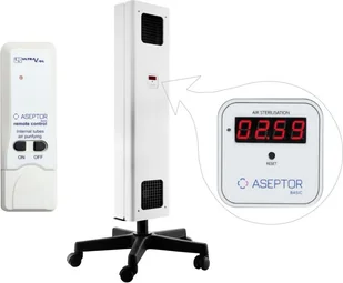 Ultra-viol Sp.j ASB-255MC RC mobilna lampa UV-C Aseptor Basic przepływowa z licznikiem i pilotem ASB 255 M C RC - Urządzenia medyczne Ultra-viol Sp.j ASB-255MC RC mobilna lampa UV-C Aseptor Basic przepływowa z licznikiem i pilotem ASB 255 M C RC - Urządzenia medyczne - miniaturka - grafika 1
