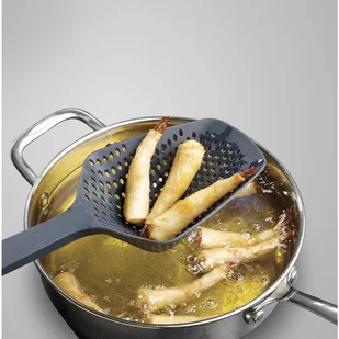 Joseph Joseph Łyżka cedzakowa Scoop Plus Large, grafitowo-zielona, 35x13x5,5 cm - Łyżki - miniaturka - grafika 4