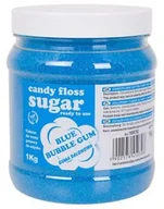 Akcesoria i części do robotów kuchennych - GSG24 Kolorowy cukier do waty cukrowej niebieski o smaku gumy balonowej 1kg 1008762 - miniaturka - grafika 1