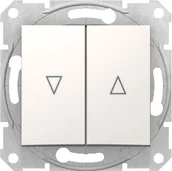 Wyłączniki światła i elektryczne - Schneider Sedna łącznik żaluzjowy podtynkowy podwójny z blokadą mechaniczną bez ramki kremowy SDN1300323 - miniaturka - grafika 1