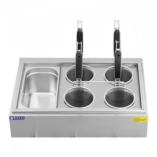 Royal Catering Warnik do makaronu z 4 koszami i pojemnikiem GN 1/3 temp 30-110°C RC-PM004 - Inne urządzenia gastronomiczne - miniaturka - grafika 3