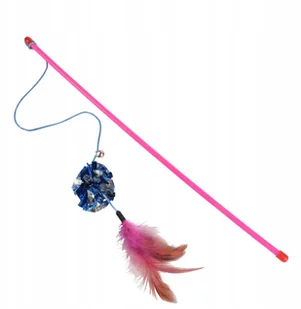 Zabawka Dla Kota Wędka Zielone Piórko 40 cm - Zabawki dla kotów Zabawka Dla Kota Wędka Zielone Piórko 40 cm - Zabawki dla kotów - miniaturka - grafika 1