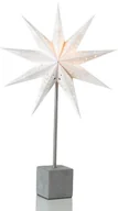 Oświetlenie świąteczne - Markslojd Gwiazda Hard jako lampa stołowa, 58 cm, biała - miniaturka - grafika 1