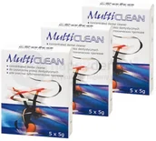 Higiena protez i aparatów ortodontycznych - Roko ROKO MULTICLEAN zestaw 3 opakowań proszków do czyszczenia protez - miniaturka - grafika 1