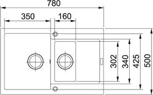Franke Maris MRG 651-78 cappuccino 114.0330.968 - Zlewozmywaki Franke Maris MRG 651-78 cappuccino 114.0330.968 - Zlewozmywaki - miniaturka - grafika 3