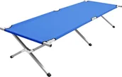 Meble turystyczne - vidaXL vidaXL VidaXL Łóżko kempingowe 210x80x48 cm XXL niebieskie 47735 - miniaturka - grafika 1