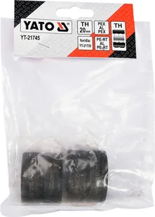 Yato MATRYCE ZAPASOWE DO ZACISKARKI DO RUR PEX-AL-PEX YT-21735 TYP TH 20MM YT-21745 ZYSKAJ RABAT 30 ZŁ YT-21745 - Inne urządzenia budowlane - miniaturka - grafika 2