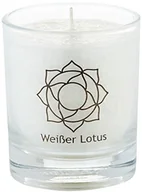 Świece - Palm Light 4041678004217 czakra świeca, 4-częściowy zestaw, Lotus, wysokość około 6 cm, biały 4041678004217 - miniaturka - grafika 1