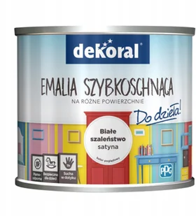Dekoral Dekoral Emalia szybkoschnąca białe szaleństwo 900 ml - Emalie - miniaturka - grafika 2