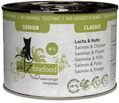 Mokra karma dla kotów - Catz Finefood Classic Senior N.05 Łosoś i kurczak puszka 200g - miniaturka - grafika 1