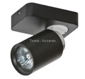 Lampy ścienne - Azzardo Kinkiet TOMI 1 CZARNY AZ0681) - miniaturka - grafika 1