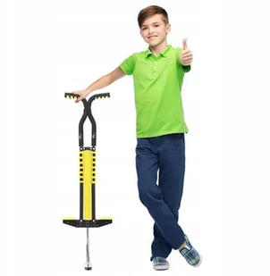 Nils FUN NFX5006 ŻÓŁTY JUMP STICK FUN - Pozostały sprzęt i akcesoria do ćwiczeń - miniaturka - grafika 3