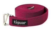 Paski do jogi - tiguar Pasek do jogi tiguar (śliwkowy) - miniaturka - grafika 1