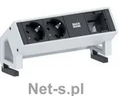Listwy zasilające - Bachmann DESK2 2x Gniazda 1xABD Strom (902.403) - miniaturka - grafika 1
