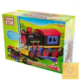 Baby Mix ZABAWKI LOKOMOTYWA ZESTAW KONSTRUKCYJNY ŚWIATŁO DŹWIĘK 0569394 EBZP55-04 - Pociągi dla dzieci - miniaturka - grafika 3