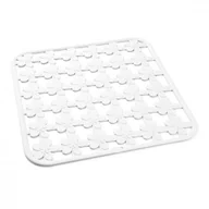 Pozostałe akcesoria kuchenne - Snips Kratka Mata Do Zlewu Plastikowa Flower Biała 29,5 X 30,5 Cm Wh - miniaturka - grafika 1