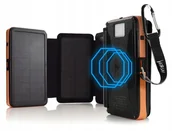 Powerbanki - Porządny Power Bank Solarny Z Ładowarką Indukcyjną - miniaturka - grafika 1