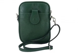 Barberinis Skórzane etui na telefon - Zielone ciemne 887-42 - Etui i futerały do telefonów - miniaturka - grafika 2