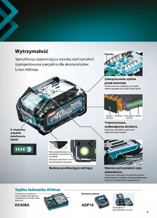 MAKITA Akumulatorowy klucz udarowy TW001GM201 2 x 4,0Ah 40V MAX XGT TW001GM201 - Klucze udarowe - miniaturka - grafika 4