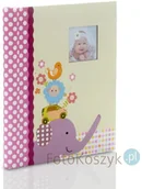 Albumy fotograficzne - Gedeon Album Animals różowy (20 stron pod folię) - miniaturka - grafika 1
