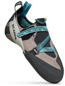 Buty sportowe damskie - Scarpa Veloce Buty wspinaczkowe Kobiety, lightgray/maldive EU 36 2021 Buty wspinaczkowe na rzepy 70065-L-899-36 - miniaturka - grafika 1