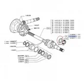 Części i akcesoria do maszyn rolniczych - NEW HOLLAND CASE USZCZELNIACZ PÓŁOSI PRZEDNIEJ ZEWNĘTRZNY 5135990 5135990 - miniaturka - grafika 1