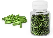 Części rowerowe - Accent Końcówki linki Accent 2,3 mm aluminiowe 500 sztuk zielone - miniaturka - grafika 1
