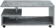 Ławy i stoliki kawowe - Forte Forte Baily stolik kawowy, drewno, beton, 105 x 60 x 45,60 cm - miniaturka - grafika 1
