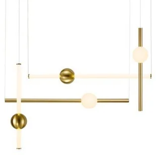 Step into Design Lampa wisząca O-LINE L-4 LED mosiądz 110 cm ST-1691L-4 - Lampy sufitowe - miniaturka - grafika 2