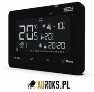 Regulatory i termostaty - Tech REGULATOR POKOJOWY DWUSTANOWY ST-293 V3 PRZEWODOWY PODTYNKOWY CZARNY W_POK.292.6.P_PBN.01.PL01 - miniaturka - grafika 1