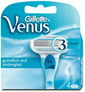 Gillette Venus 3 Klingen Wymienne ostrza do maszynki do golenia dla kobiet 4szt - Pozostałe kosmetyki - miniaturka - grafika 2