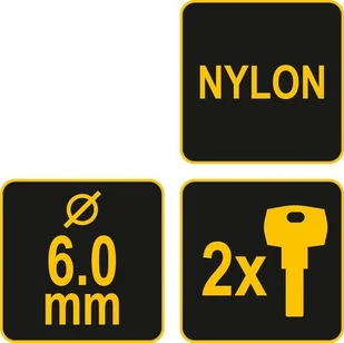 Vorel KŁÓDKA SPECJALNA Z POWŁOKĄ NYLONOWĄ - Kłódki - miniaturka - grafika 2