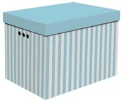 Pudła i pojemniki do przechowywania - DekorHome Pudło PASY XL 43 L 42 X 32 X 32 CM - miniaturka - grafika 1