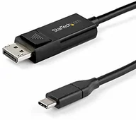 Kable USB - StarTech com com 3 ft (1 m) kabel USB C do DisplayPort 1,4 8 K 60 Hz/4K - dwukierunkowy przewód DP do USB-C lub USB-C do DP odwracalny kabel wideo -HBR3/HDR/DSC - kabel do monitora USB typu C/TB3 (CDP2DP1 CDP2DP141MBD - miniaturka - grafika 1