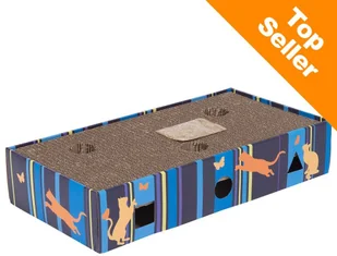 Bitiba Scratch & Play drapak dla kota - Dł. x szer. x wys.: 45,5 x 24 x 9,3 cm / 2 piłki - Drapaki dla kotów Bitiba Scratch & Play drapak dla kota - Dł. x szer. x wys.: 45,5 x 24 x 9,3 cm / 2 piłki - Drapaki dla kotów - miniaturka - grafika 1