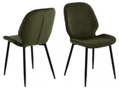 Krzesła - Actona Krzesło Femke oliwkowy 93207 - miniaturka - grafika 1