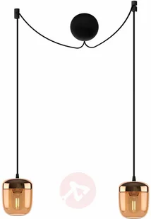 UMAGE UMAGE Acorn lampa wisząca 3-pkt. bursztyn mosiądz - Lampy sufitowe - miniaturka - grafika 4