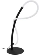 Lampy stojące - Eglo Egidonella 99383 lampa stołowa lampka 1x5,5W LED czarna/biała - miniaturka - grafika 1