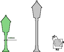 Su-Ma K 5002/2 BD 50 - Lampy ogrodowe - miniaturka - grafika 5