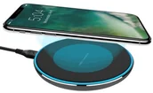 Ładowarki do telefonów - Xqisit Wireless Fast Charger czarny 31578 - miniaturka - grafika 1